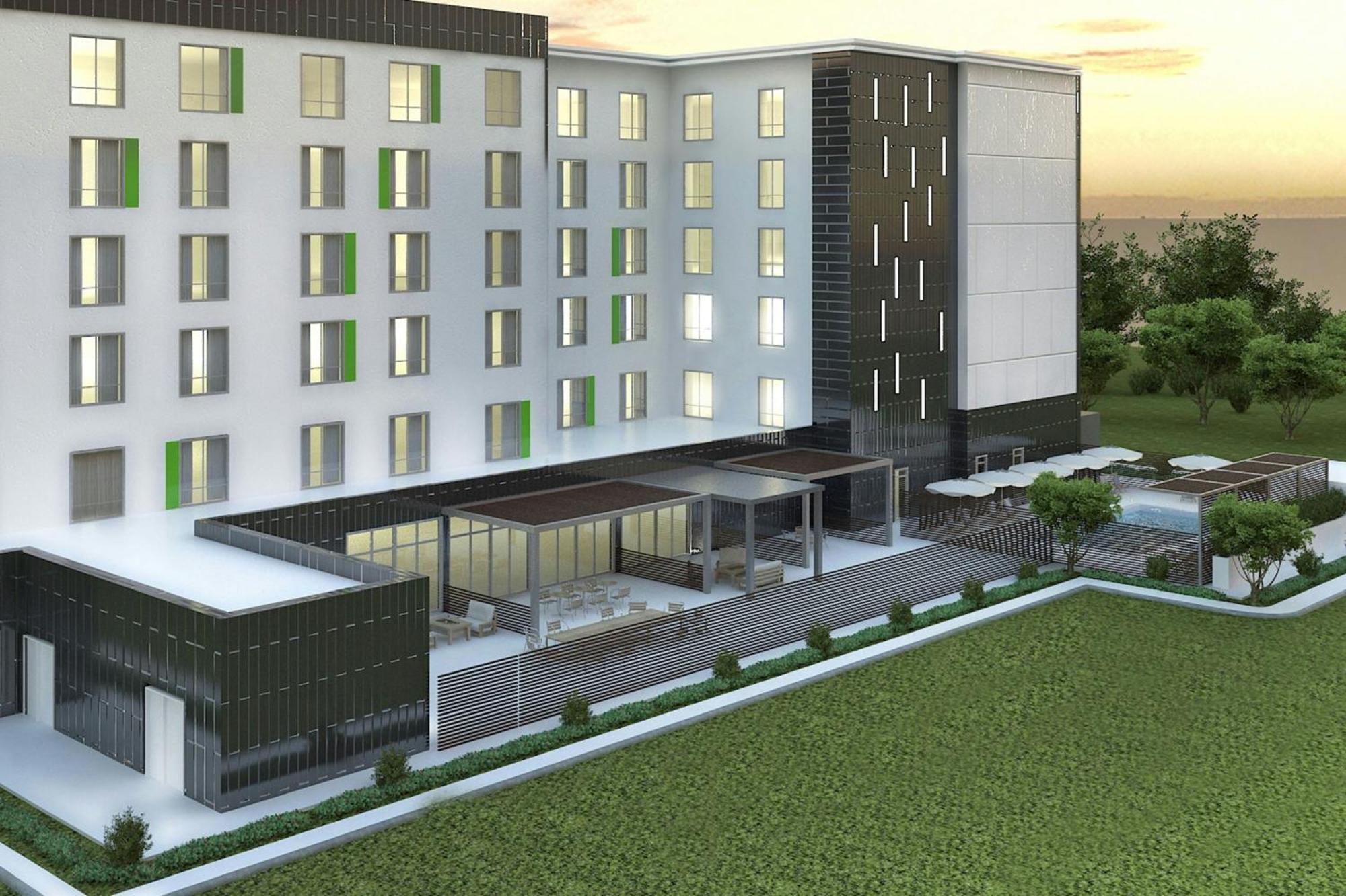 Courtyard By Marriott Lake Stadt Exterior foto